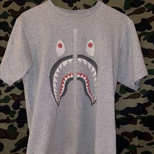 Bape sharkface “zip” shirt